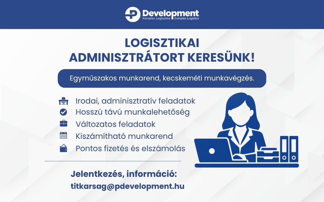 Logisztikai adminisztrátor